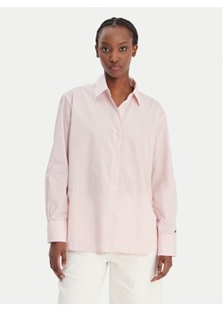 Tommy Hilfiger Koszula WW0WW48190 Różowy Regular Fit ze sklepu MODIVO w kategorii Koszule damskie - zdjęcie 188015388