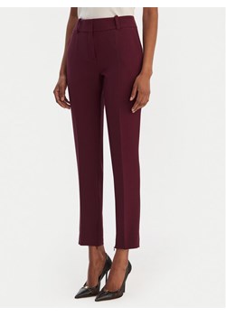 HUGO Spodnie materiałowe Hedima-1 50544742 Fioletowy Slim Fit ze sklepu MODIVO w kategorii Spodnie damskie - zdjęcie 188015416