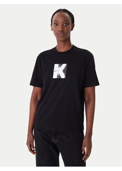 Karl Lagerfeld Jeans T-Shirt B1W17055 Czarny Relaxed Fit ze sklepu MODIVO w kategorii Bluzki damskie - zdjęcie 188015437