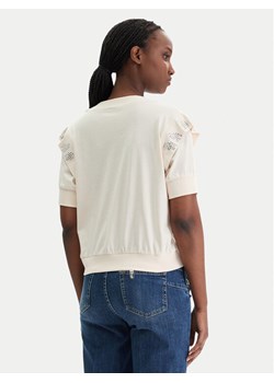 Liu Jo Sport Bluzka TA6030 JS923 Beżowy Regular Fit ze sklepu MODIVO w kategorii Bluzki damskie - zdjęcie 188015475