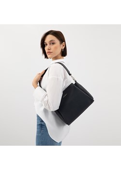 Wojas Codzienna Mała Granatowa Torebka Damska ze sklepu Wojas w kategorii Kuferki - zdjęcie 188016068