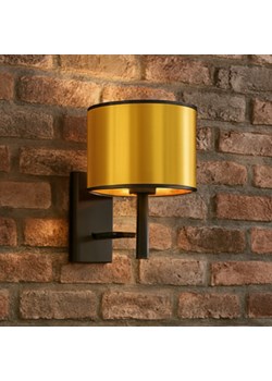 Złoty kinkiet ścienny do czytania w sypialni TEGU MIRROR w stylu glamour ze sklepu Lysne w kategorii Lampy ścienne - zdjęcie 188017026