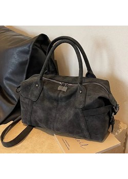 Skórzana retro torba - Czarny ze sklepu Intimica.pl w kategorii Torby Shopper bag - zdjęcie 188017285