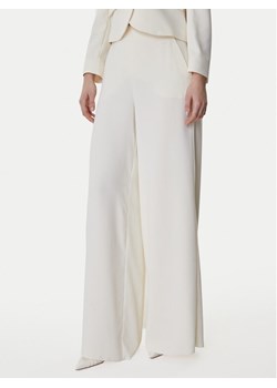 Marella Spodnie palazzo Campo 2613131043 Écru Wide Leg ze sklepu MODIVO w kategorii Spodnie damskie - zdjęcie 188017409