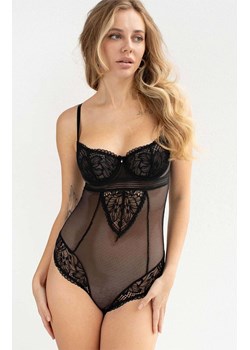 Koronkowe body damskie czarne 3588 Ariel, Kolor czarny, Rozmiar 75B, KLEO ze sklepu Intymna w kategorii Body damskie - zdjęcie 188017978