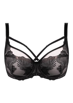 Unikat biustonosz miękki soft SINTRA, Kolor czarno-beżowy, Rozmiar 75C, Unikat ze sklepu Intymna w kategorii Biustonosze - zdjęcie 188018036