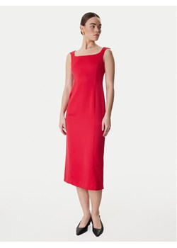 Marella Sukienka koktajlowa Perle 2613221063 Czerwony Slim Fit ze sklepu MODIVO w kategorii Sukienki - zdjęcie 188018937