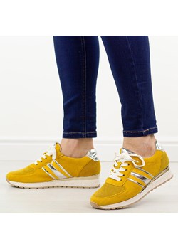 Żółte sneakersy damskie, półbuty M.Daszyński 2169-2 ze sklepu suzana.pl w kategorii Buty sportowe damskie - zdjęcie 188019237