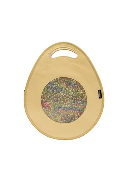żółta torebka damska skórzana z funkcją plecaka Poly ze sklepu Słoń Torbalski w kategorii Torby Shopper bag - zdjęcie 188019329