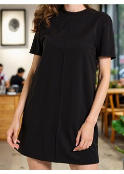 Sinsay - Dzianinowa sukienka mini w prążek - czarny ze sklepu Sinsay w kategorii Sukienki - zdjęcie 188020428