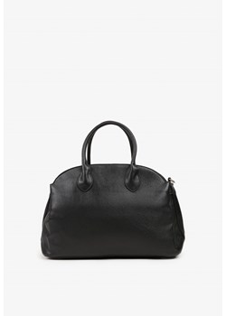 Czarna Trzykomorowa Torebka Shopper z Dwoma Rączkami i Paskiem Arivire ze sklepu born2be.pl w kategorii Torby Shopper bag - zdjęcie 188021059