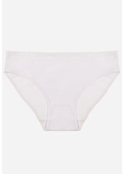 Białe Majtki Figi z Bawełną i Ozdobnymi Napisami Phioreia ze sklepu born2be.pl w kategorii Majtki damskie - zdjęcie 188022745