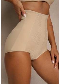 Beżowe Majtki Typu Modelujące Azanttia ze sklepu renee.pl w kategorii Majtki damskie - zdjęcie 188024126