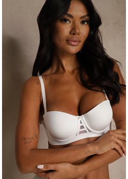 Biały Klasyczny Biustonosz Typu Balkonetka Doriesana ze sklepu renee.pl w kategorii Biustonosze - zdjęcie 188025029