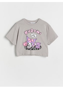 Reserved - T-shirt Kuromi - ciemnoszary ze sklepu Reserved w kategorii Bluzki dziewczęce - zdjęcie 188026028