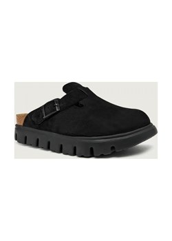 Birkenstock Mule Boston Chunky | Birkenstock x Papillio | narrow fit | zamsz ze sklepu Gomez Fashion Store w kategorii Klapki damskie - zdjęcie 188026225