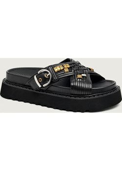 Pinko Skórzane klapki KATE 09 ze sklepu Gomez Fashion Store w kategorii Klapki damskie - zdjęcie 188026298