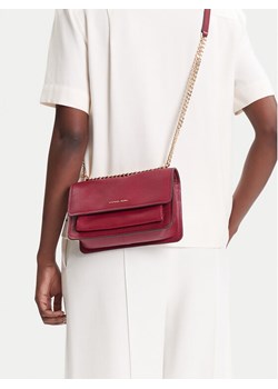 Torebka MICHAEL Michael Kors Claire 30T4GC7L3T Bordowy ze sklepu eobuwie.pl w kategorii Kopertówki - zdjęcie 188027217