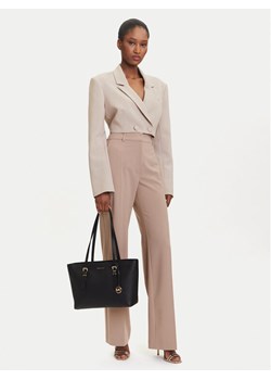 Torebka MICHAEL Michael Kors Quinn 30T5GQNT2L Czarny ze sklepu eobuwie.pl w kategorii Torby Shopper bag - zdjęcie 188027288