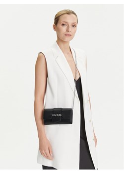 Torebka HUGO 50547057 Czarny ze sklepu eobuwie.pl w kategorii Kopertówki - zdjęcie 188027309