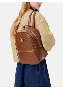 Plecak Beverly Hills Polo Club C-BHPC-H-003-08 Brązowy ze sklepu eobuwie.pl w kategorii Plecaki - zdjęcie 188027346