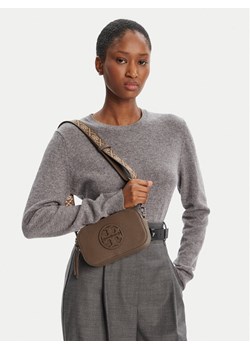 Tory Burch Torebka Mini Miller Crossbody 171955 Brązowy ze sklepu MODIVO w kategorii Listonoszki - zdjęcie 188027685