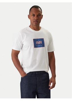 Jack & Jones T-Shirt Jjrain Tee Ss Crew Neck 12288097 Biały Regular Fit ze sklepu MODIVO w kategorii T-shirty męskie - zdjęcie 188027806
