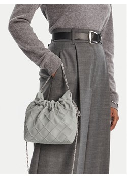 Tory Burch Torebka Mini Fleming 162451 Szary ze sklepu MODIVO w kategorii Torebki damskie - zdjęcie 188027818