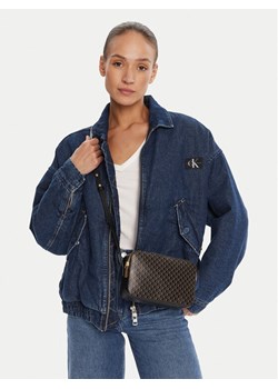 Calvin Klein Torebka Emblem Aop Elongated Camera Bag LV04F3268G Czarny ze sklepu MODIVO w kategorii Listonoszki - zdjęcie 188027835