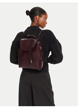 Calvin Klein Plecak Emblem Aop Flap Backpack LV04F3271G Bordowy ze sklepu MODIVO w kategorii Plecaki - zdjęcie 188027838