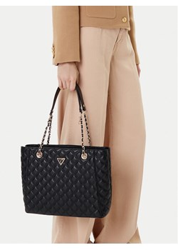 Guess Torebka Giully II HWQG96 73240 Czarny ze sklepu MODIVO w kategorii Torby Shopper bag - zdjęcie 188027865