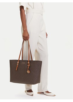MICHAEL Michael Kors Torebka Quinn 30T5GQNT9B Brązowy ze sklepu MODIVO w kategorii Torby Shopper bag - zdjęcie 188027875