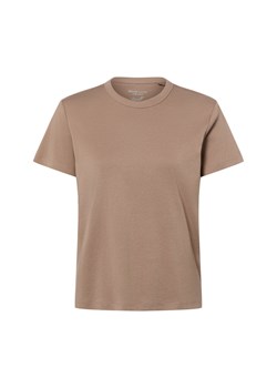 Marie Lund Koszulka damska Kobiety Bawełna taupe jednolity ze sklepu vangraaf w kategorii Bluzki damskie - zdjęcie 188028586