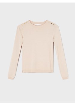 Sinsay - Wiskozowy sweter - kremowy ze sklepu Sinsay w kategorii Swetry ciążowe - zdjęcie 188029056