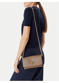 Torebka Tommy Hilfiger AW0AW17462 Beżowy ze sklepu eobuwie.pl w kategorii Kopertówki - zdjęcie 188029318