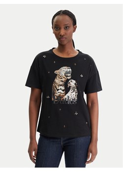 Liu Jo T-Shirt WA6331 JS904 Czarny Regular Fit ze sklepu MODIVO w kategorii Bluzki damskie - zdjęcie 188030037