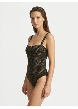 BOSS Strój kąpielowy Monogram 50556655 Czarny ze sklepu MODIVO w kategorii Stroje kąpielowe - zdjęcie 188030078