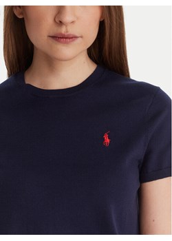 Polo Ralph Lauren T-Shirt 211971872004 Granatowy Slim Fit ze sklepu MODIVO w kategorii Bluzki damskie - zdjęcie 188030095