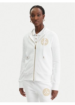 Versace Jeans Couture Bluza 80HAIT02 CF01T Biały Regular Fit ze sklepu MODIVO w kategorii Bluzy damskie - zdjęcie 188030225