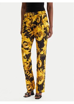 Versace Jeans Couture Spodnie materiałowe 80HAA111 NS756 Czarny Regular Fit ze sklepu MODIVO w kategorii Spodnie damskie - zdjęcie 188030248