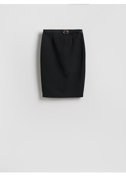 Reserved - Spódnica z paskiem - czarny ze sklepu Reserved w kategorii Spódnice - zdjęcie 188031127