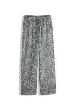 GATE Szerokie spodnie dresowe z nadrukiem 32 ze sklepu gateshop w kategorii Spodnie damskie - zdjęcie 188031415