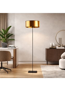 Czarna lampa stojąca glamour MEKSYK MIRROR ze sklepu Lysne w kategorii Lampy podłogowe - zdjęcie 188032768