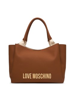 Torebka LOVE MOSCHINO JC4107PP1OKD0200 Brązowy ze sklepu eobuwie.pl w kategorii Torby Shopper bag - zdjęcie 188033345