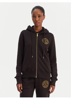 Versace Jeans Couture Bluza 80HAIT02 CF01T Czarny Regular Fit ze sklepu MODIVO w kategorii Bluzy damskie - zdjęcie 188033639