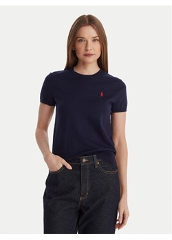 Polo Ralph Lauren T-Shirt 211971872004 Granatowy Slim Fit ze sklepu MODIVO w kategorii Bluzki damskie - zdjęcie 188033646