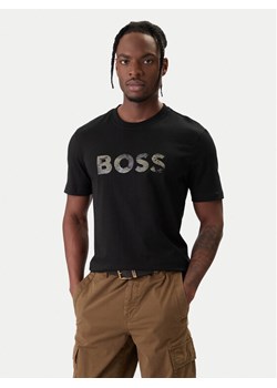 BOSS T-Shirt Insignia 50556009 Czarny Regular Fit ze sklepu MODIVO w kategorii T-shirty męskie - zdjęcie 188033665