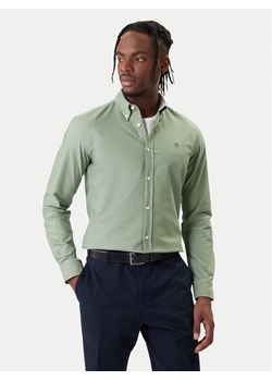 BOSS Koszula H-Roan 50555920 Zielony Slim Fit ze sklepu MODIVO w kategorii Koszule męskie - zdjęcie 188033669