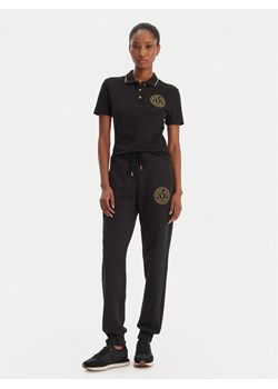 Versace Jeans Couture Polo 80HAGT02 CJ01T Biały Regular Fit ze sklepu MODIVO w kategorii Bluzki damskie - zdjęcie 188033685