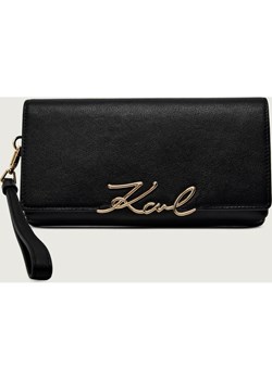 Karl Lagerfeld Skórzany portfel k/signature ze sklepu Gomez Fashion Store w kategorii Portfele damskie - zdjęcie 188034647